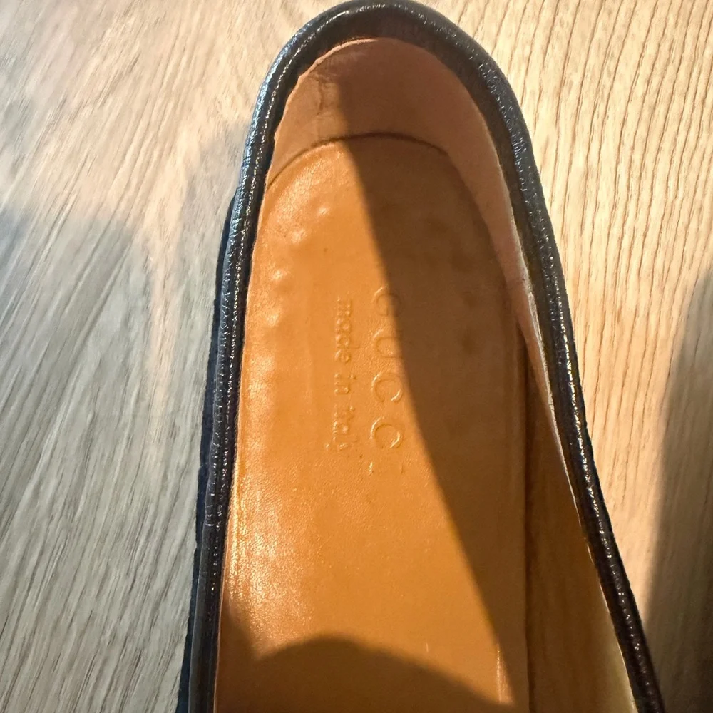 Gucci GG Logo Velvet Loafers - Men's Luxury Dress Shoes